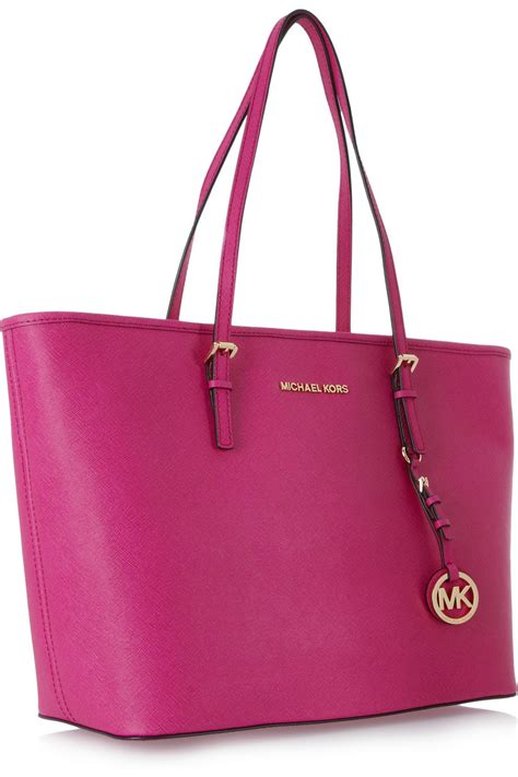 michael kors damen tasche neu rose jet set travel|michael michael kors jet set travel top zip tote dusty rose.